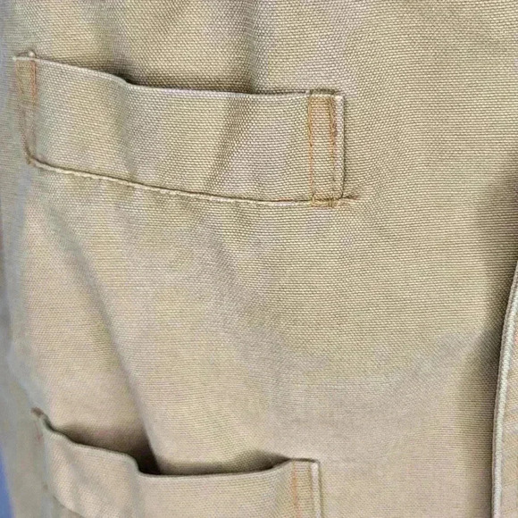Wah-Maker Western Sturdy Duckin' Cotton Canvas Mens Vest Size Large Made In USA - Picture 11 of 12